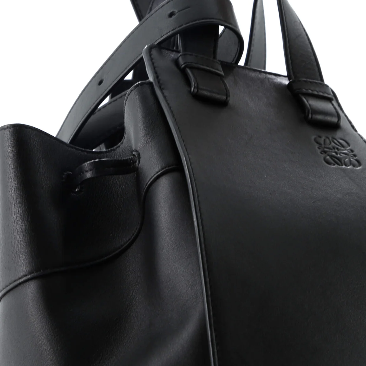 Hammock Bag Leather Small - Deep Luxury