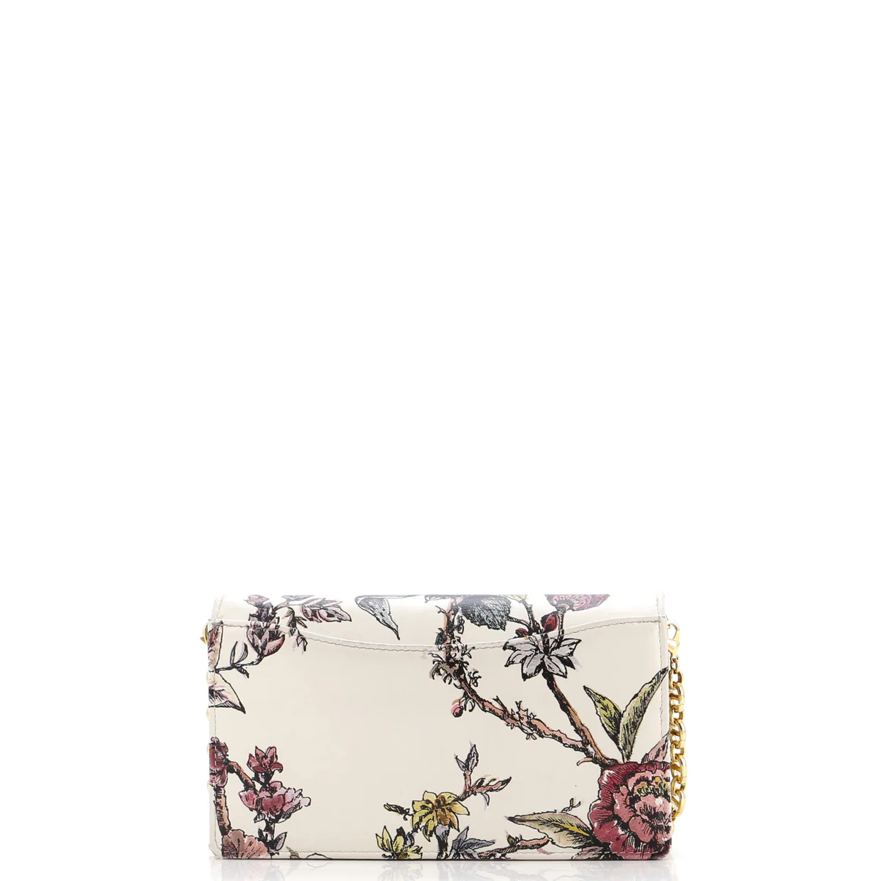 Caro Wallet on Chain Pouch Printed Leather - Deep Luxury