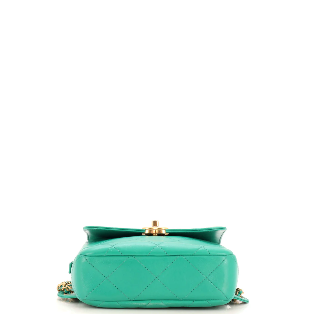 Chain Melody Flap Backpack Quilted Lambskin Small - Deep Luxury