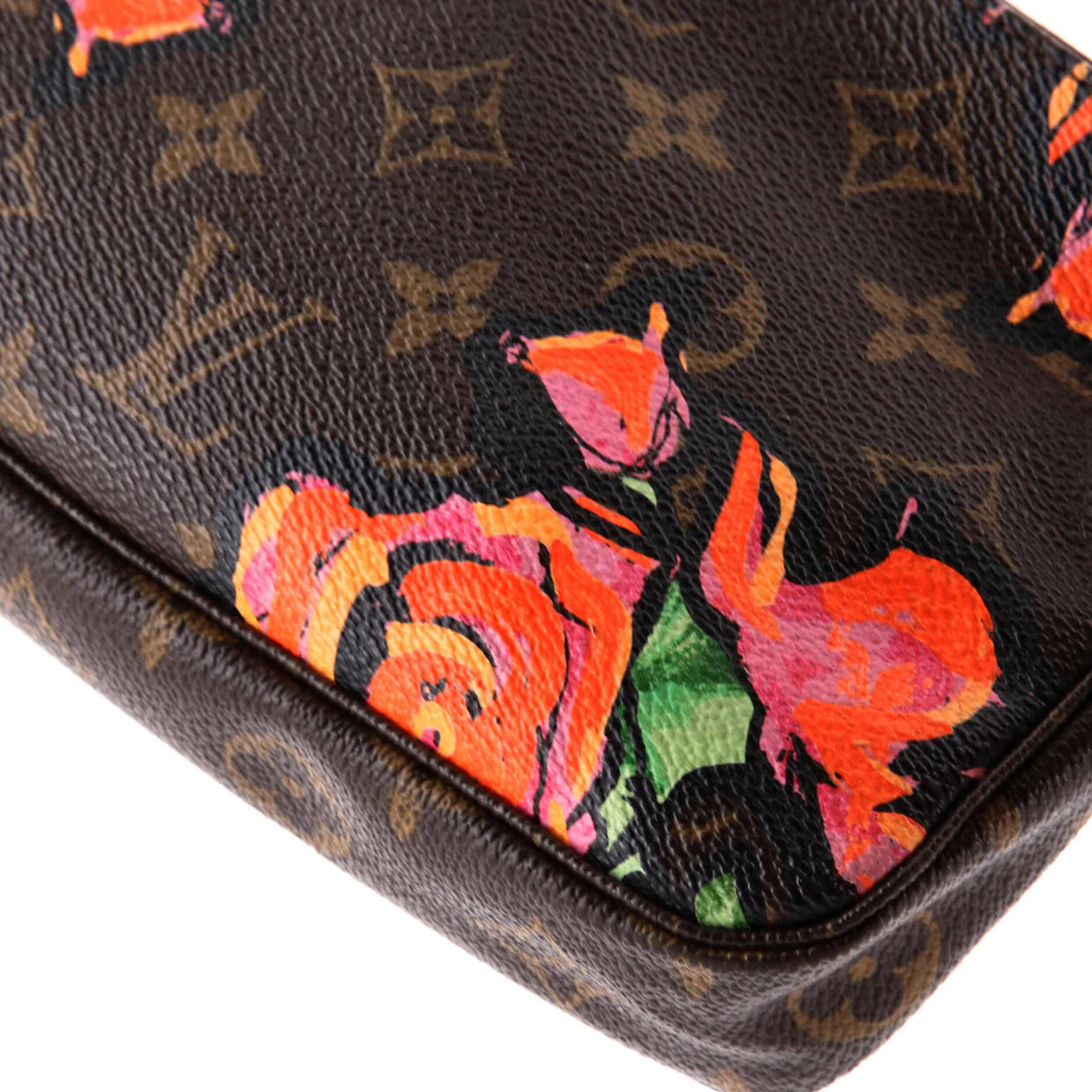 Pochette Accessoires Limited Edition Monogram Roses - Deep Luxury