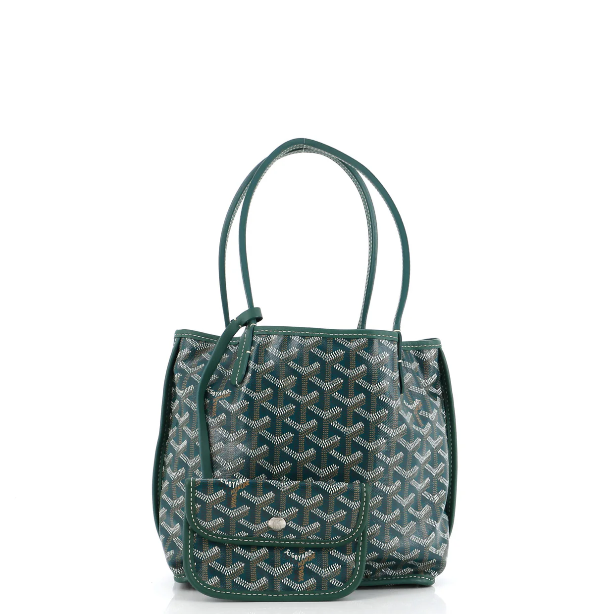 Anjou Reversible Tote Coated Canvas Mini - Deep Luxury