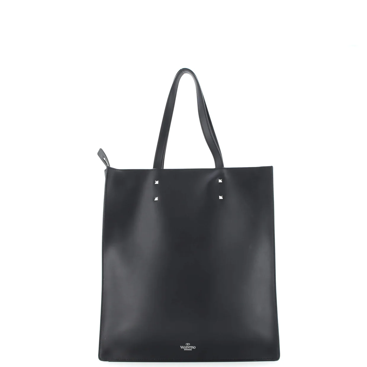 VLTN Rockstud Shopping Tote Printed Leather Tall - Deep Luxury