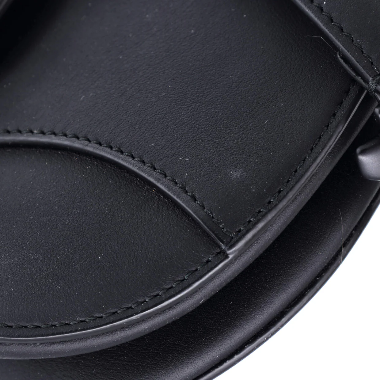 Ultra Matte Saddle Handbag Leather Mini - Deep Luxury