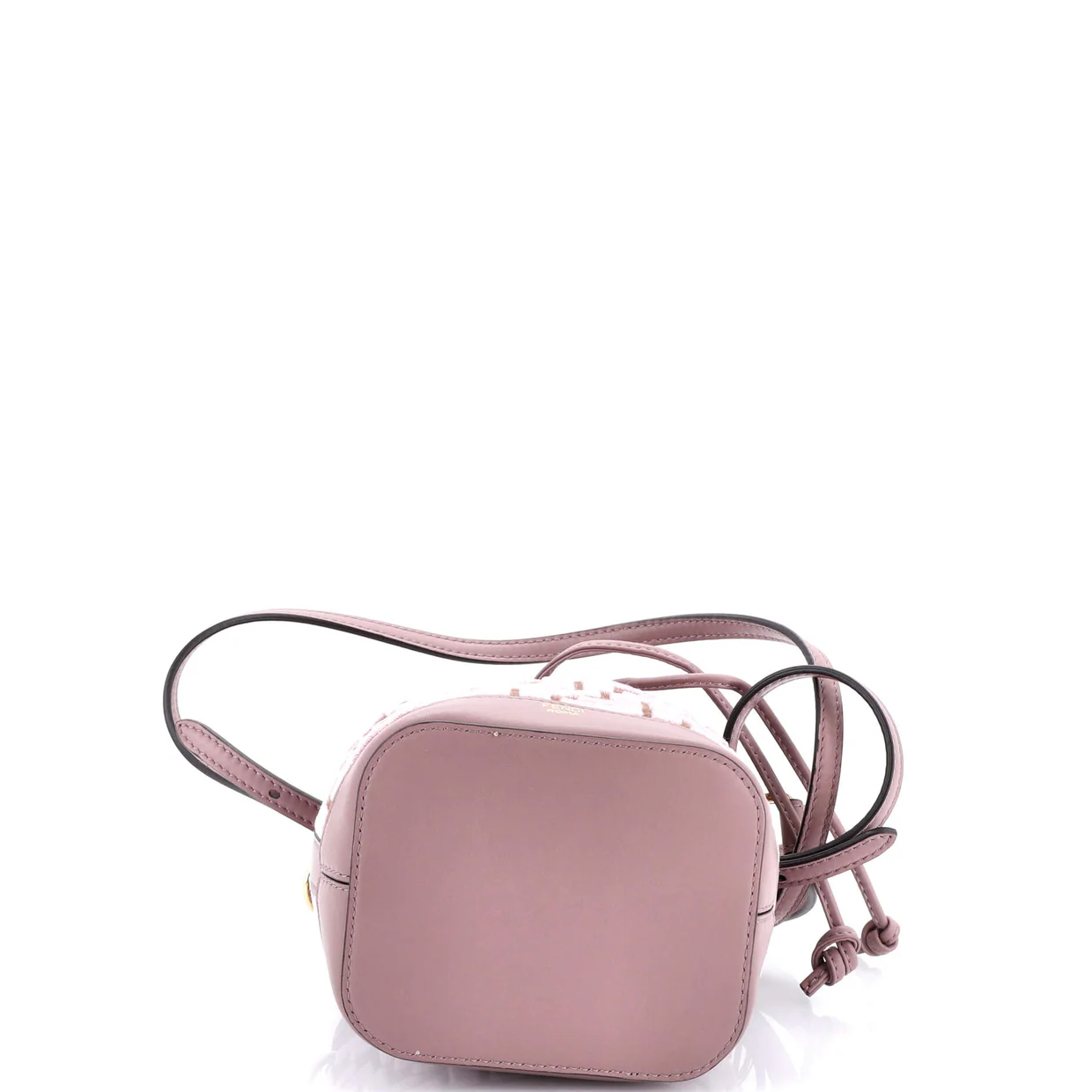 Mon Tresor Bucket Bag Zucca Suede Mini - Deep Luxury