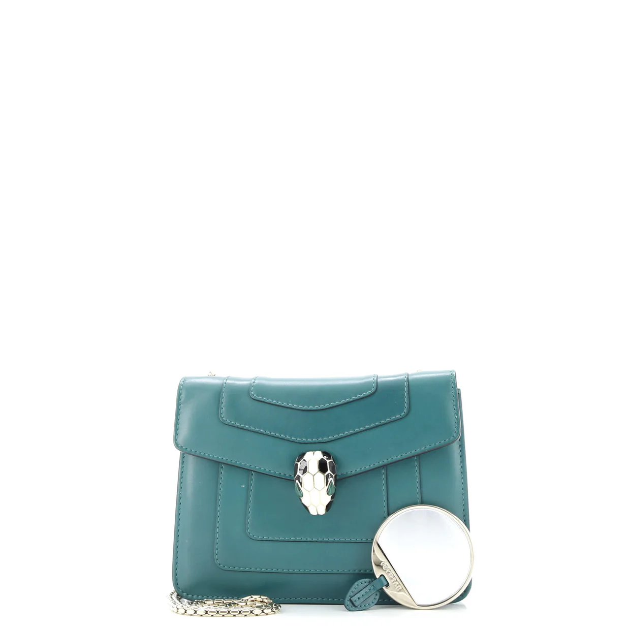 Serpenti Forever Square Shoulder Bag Leather Small - Deep Luxury