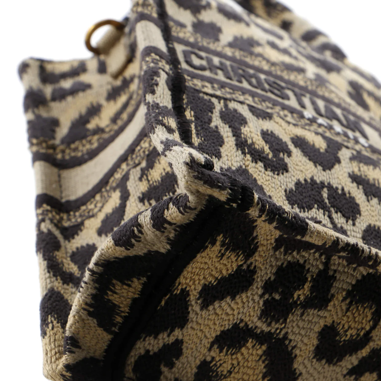 Book Tote Phone Bag Embroidered Canvas Mini - Deep Luxury