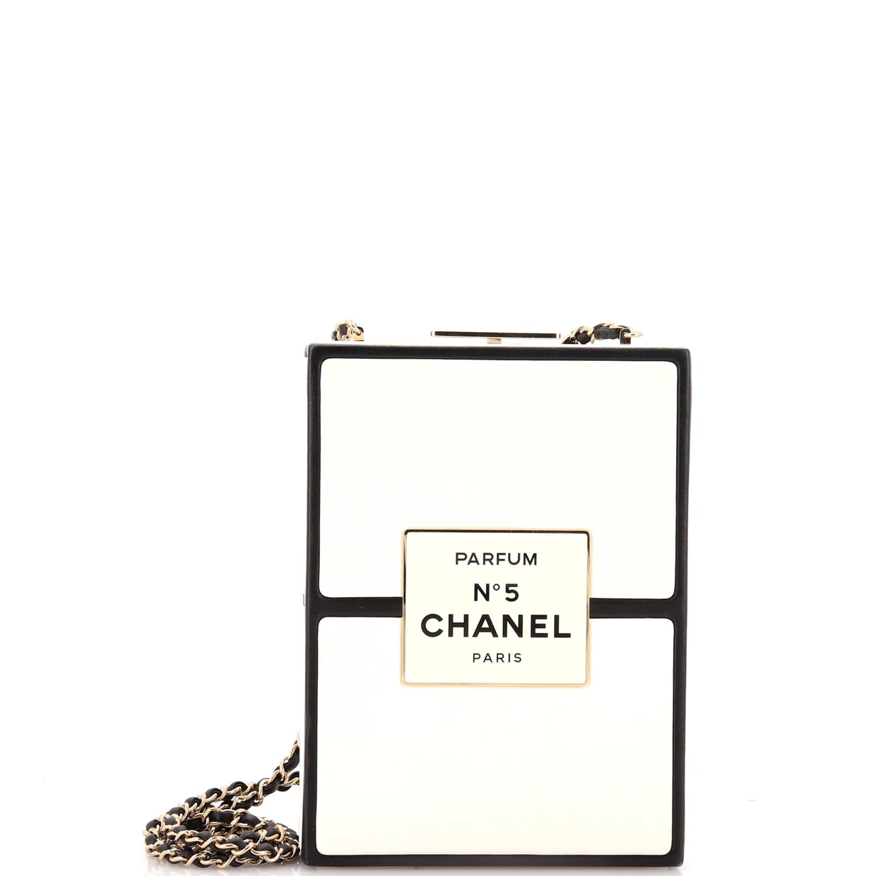 No.5 Perfume Box Evening Clutch Leather - Deep Luxury