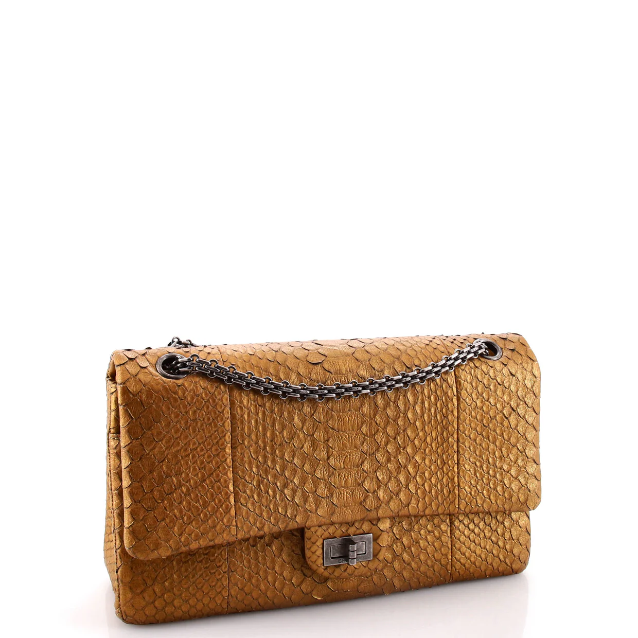 Reissue 2.55 Flap Bag Python 226 - Deep Luxury