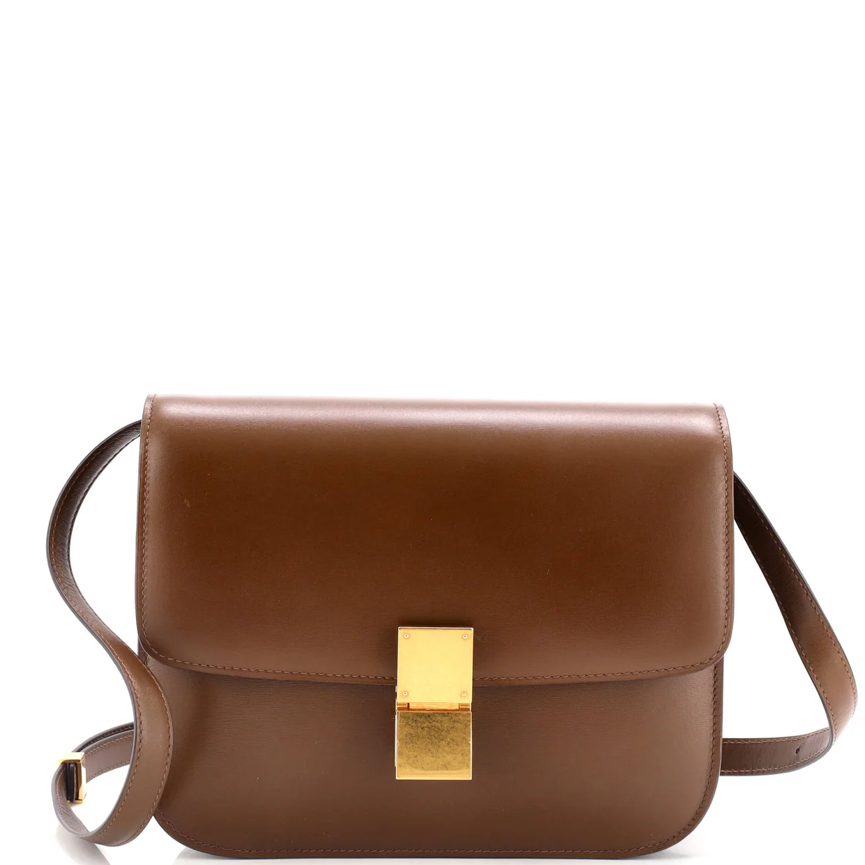 Classic Box Bag Smooth Leather Medium - Deep Luxury