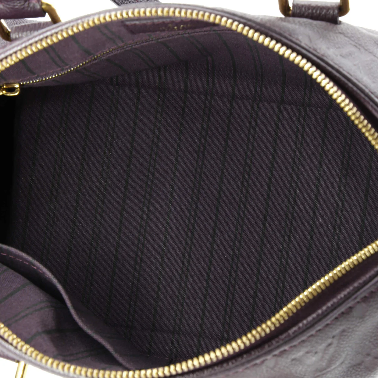 Speedy Bandouliere Bag Monogram Empreinte Leather 25 - Deep Luxury