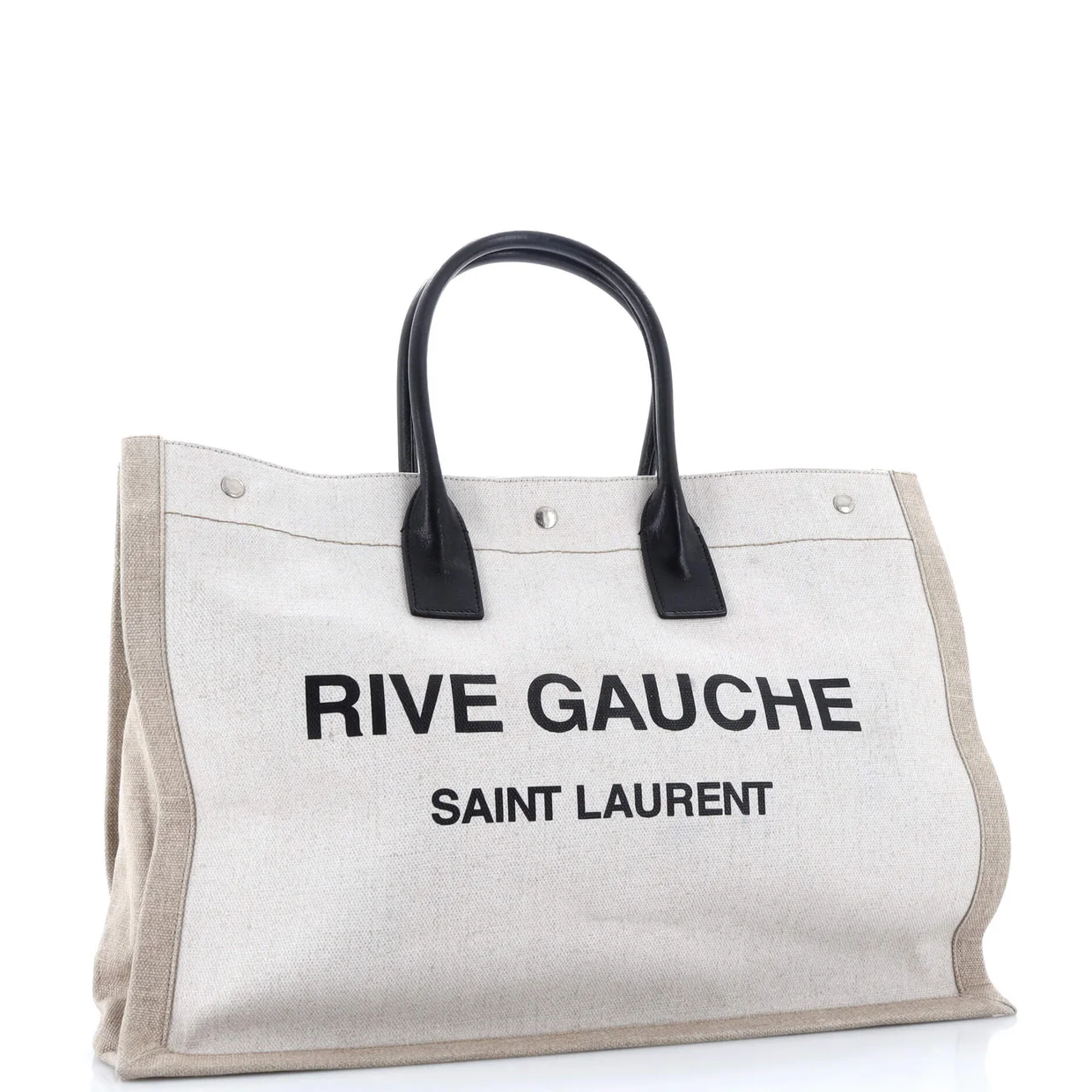 Rive Gauche Shopper Tote Canvas Large - Deep Luxury