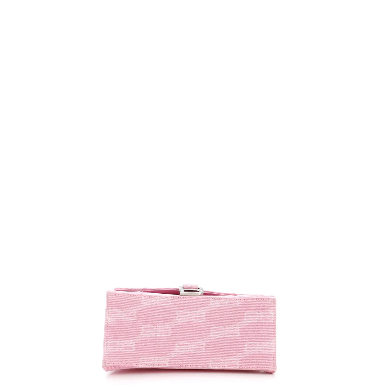 Hourglass Top Handle Bag BB Monogram Denim Small - Deep Luxury