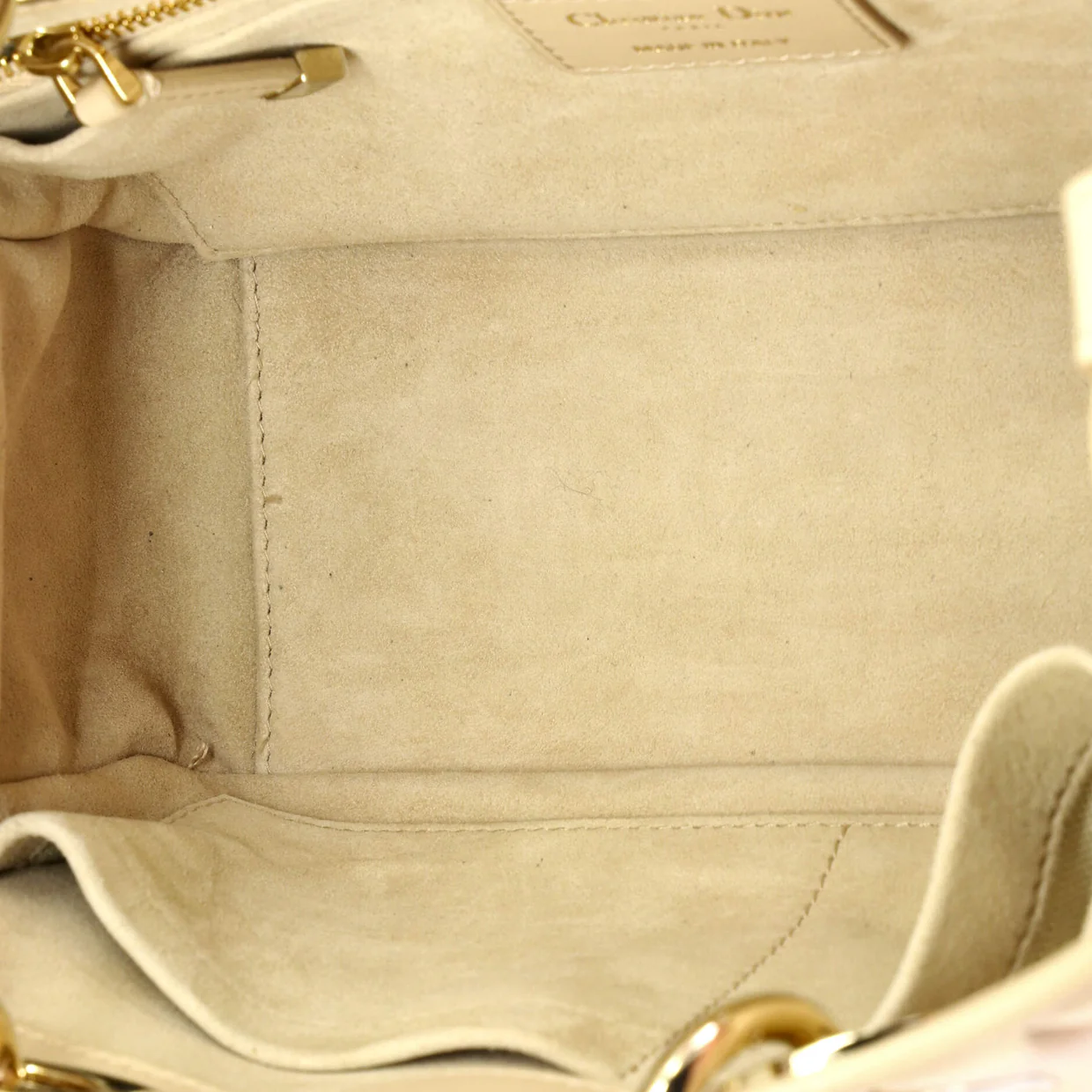 Lady 95.22 Bag Cannage Embossed Leather Small - Deep Luxury