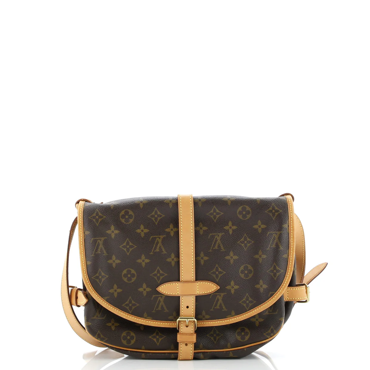 Saumur Handbag Monogram Canvas 30 - Deep Luxury