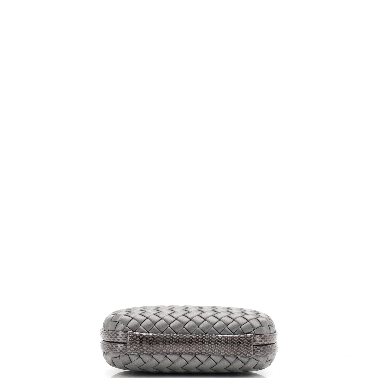 Box Knot Clutch Intrecciato Satin Small - Deep Luxury