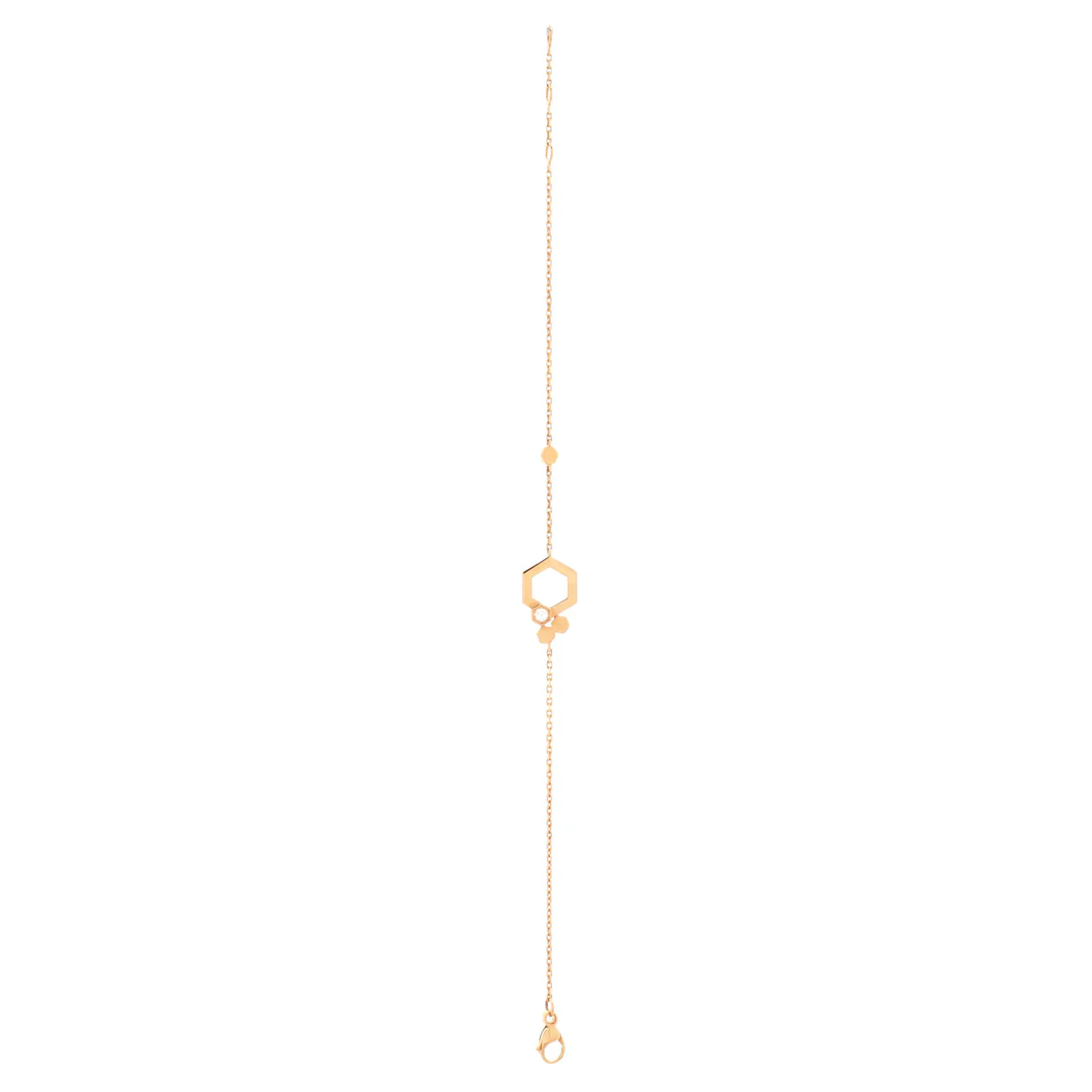 Be My Love Honeycomb Bracelet 18K Rose Gold and Diamond - Deep Luxury