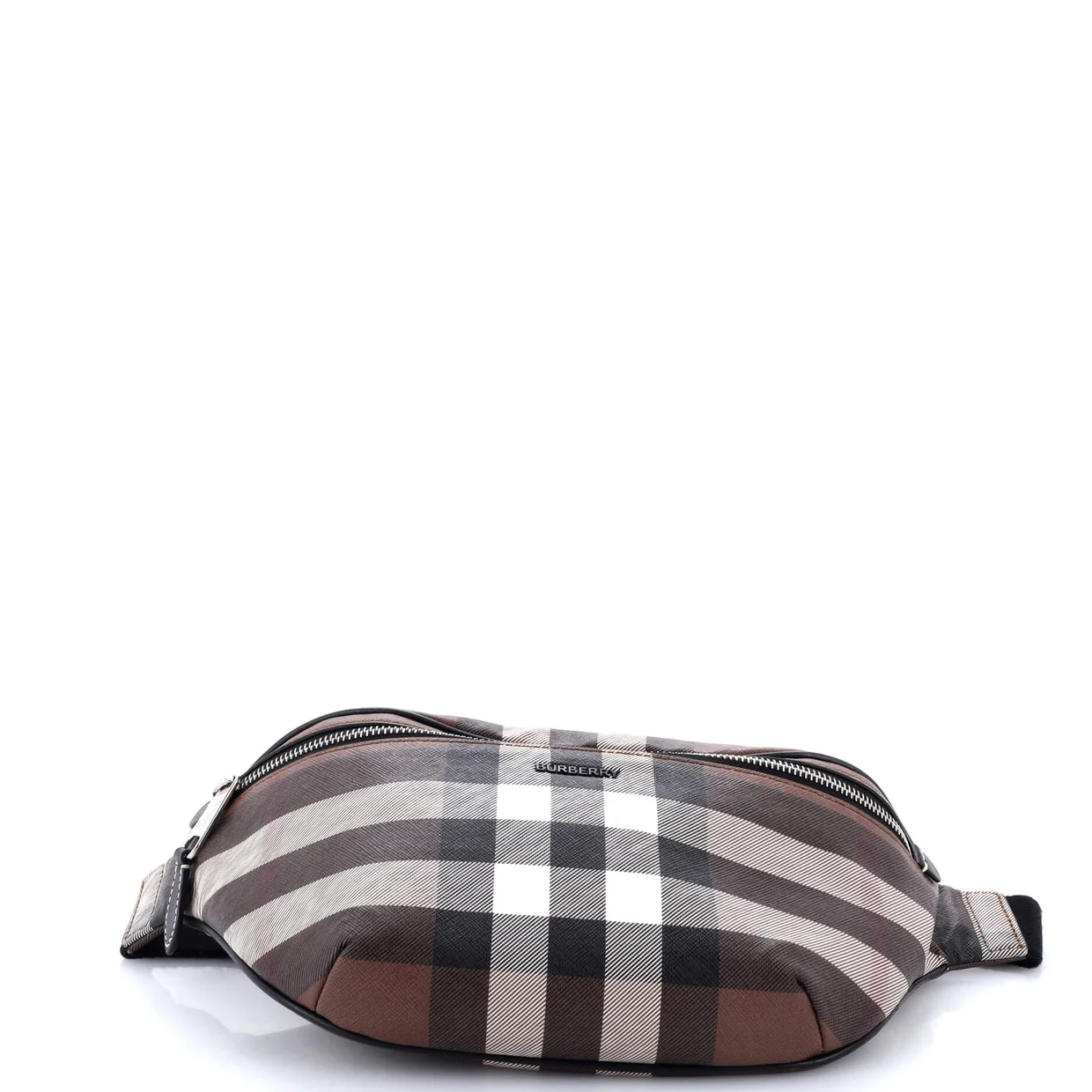Cason Bum Bag Check E-Canvas Medium - Deep Luxury