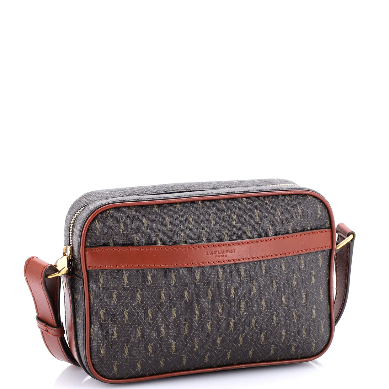 Le Monogramme Camera Bag Monogram All Over Coated Canvas and Leather Small - Deep Luxury