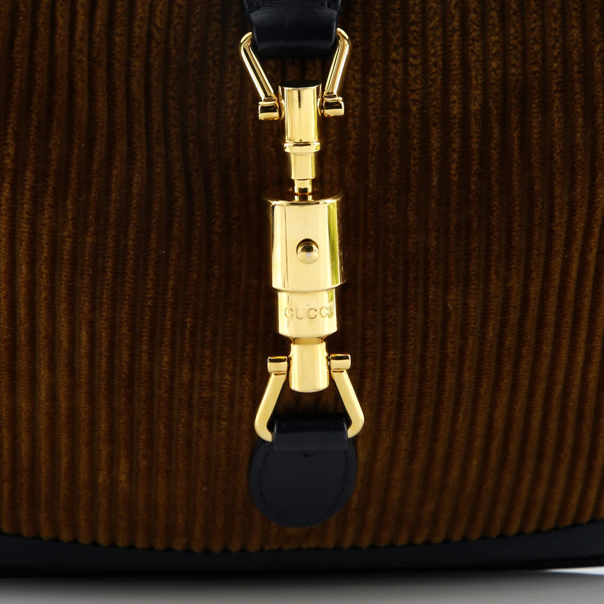 Jackie 1961 Hobo Corduroy with Leather Small - Deep Luxury