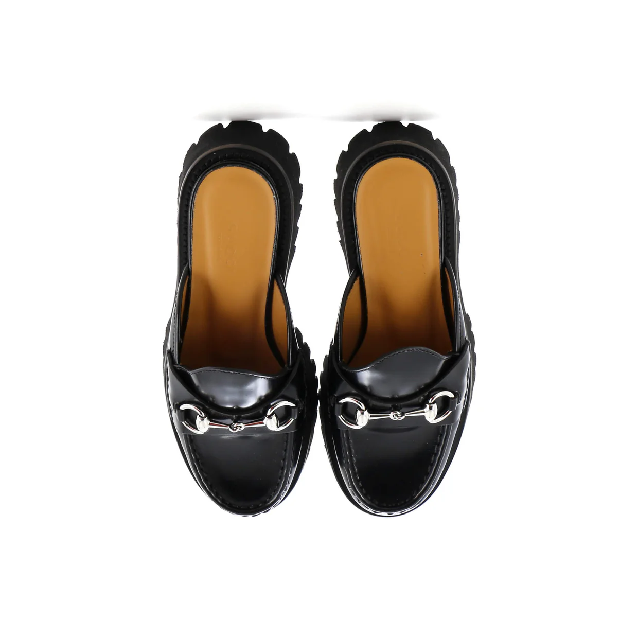 Women's Horsebit Flatform Mules Leather - Deep Luxury