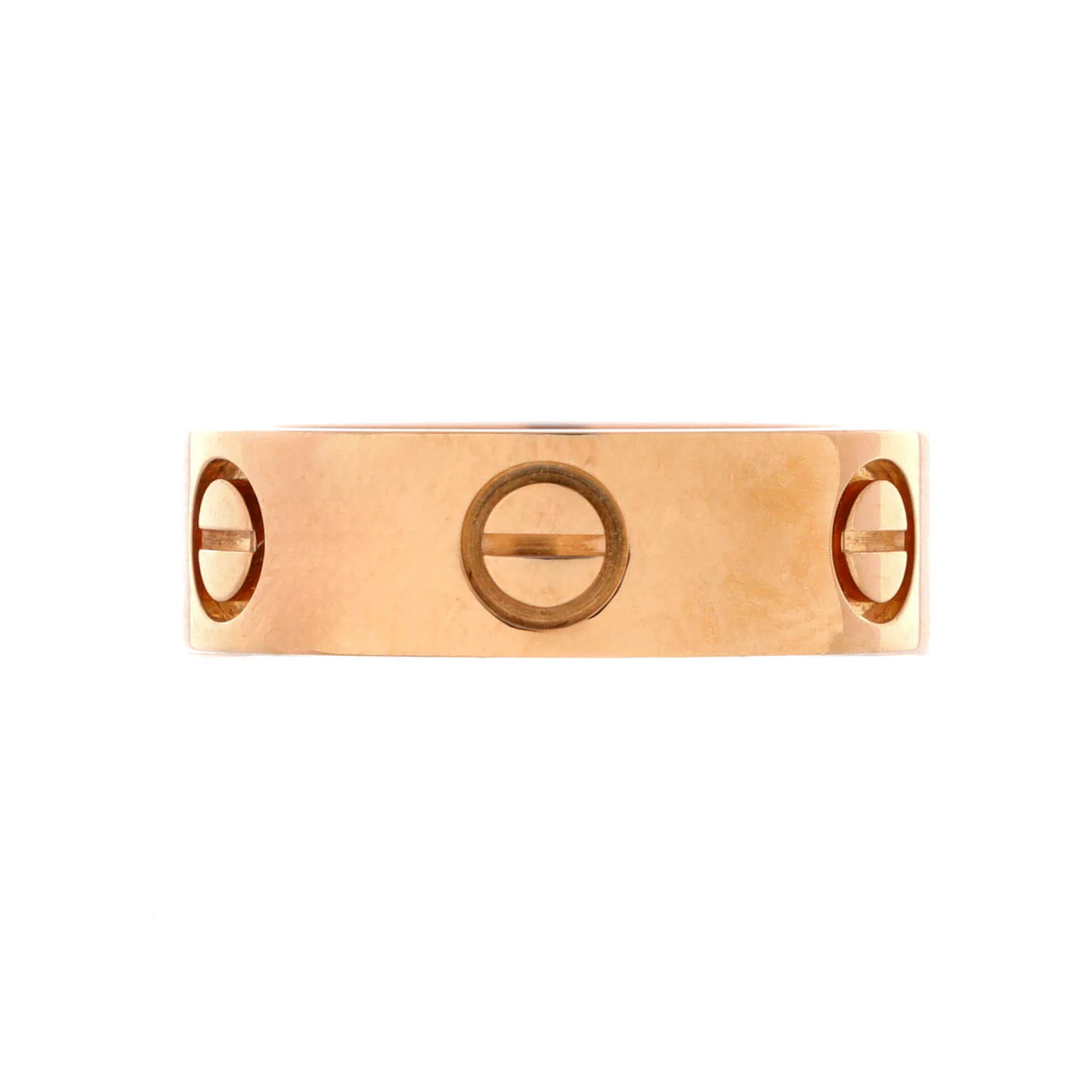 Love Band Ring 18K Rose Gold - Deep Luxury