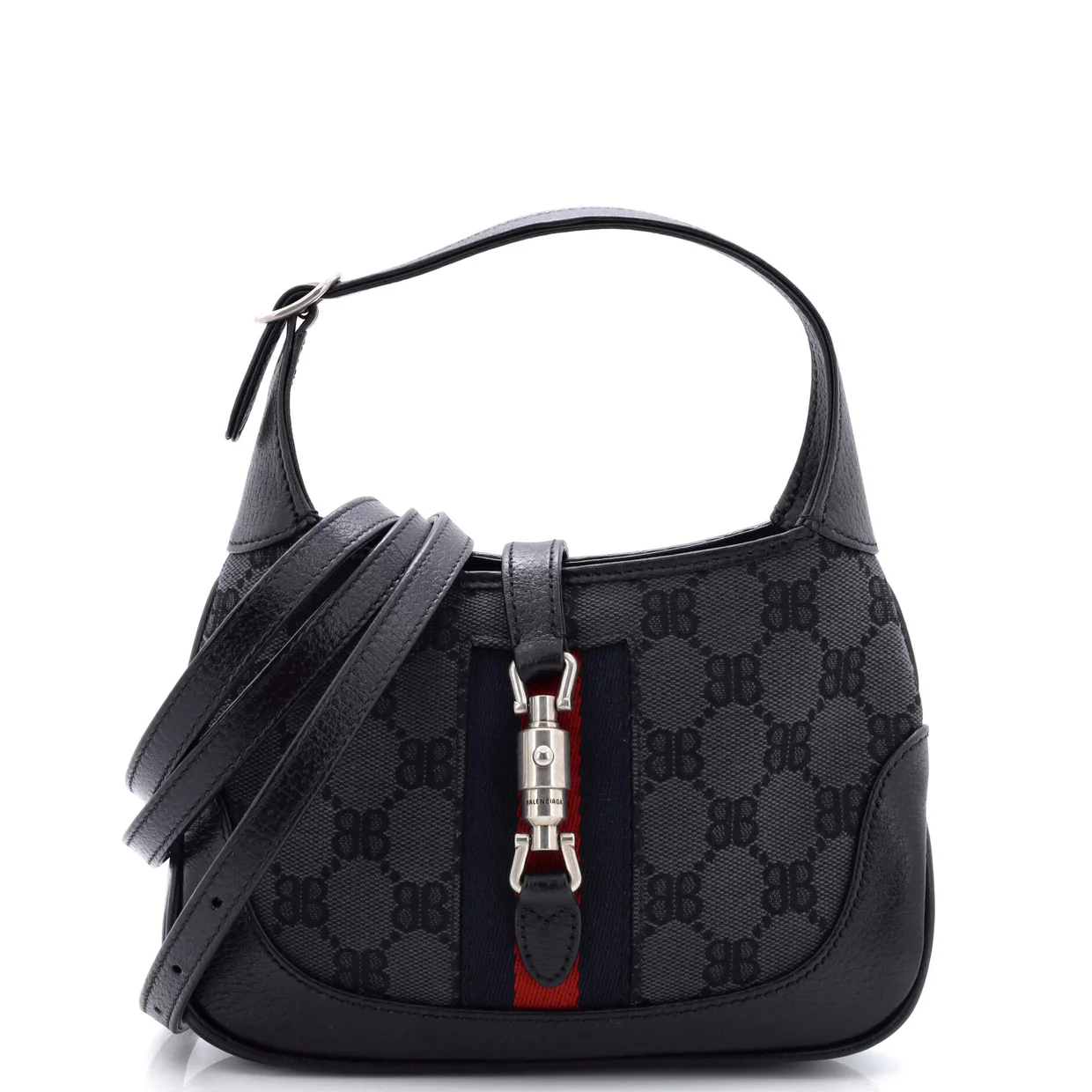 x Gucci The Hacker Project Jackie 1961 Hobo BB Canvas Mini - Deep Luxury
