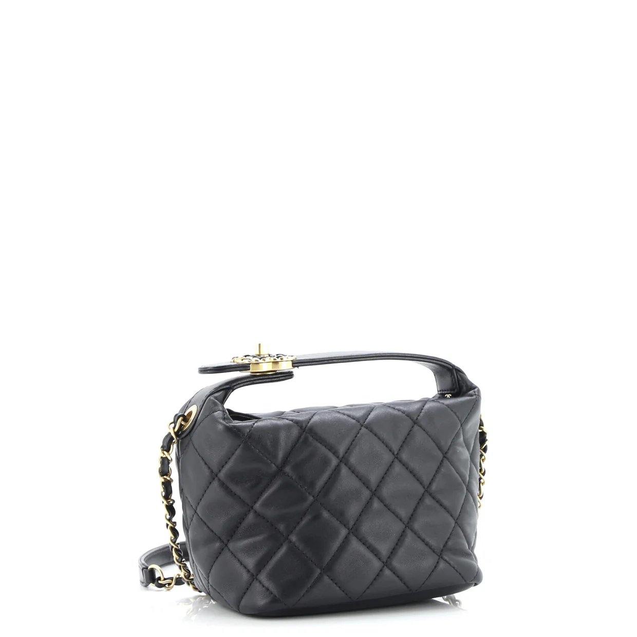 Perfect Meeting Hobo Quilted Lambskin Small - Deep Luxury