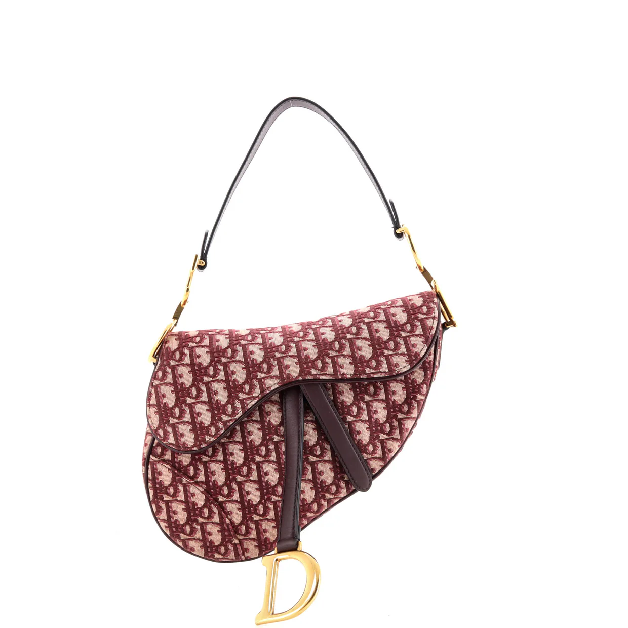 Saddle Handbag Oblique Canvas Medium - Deep Luxury
