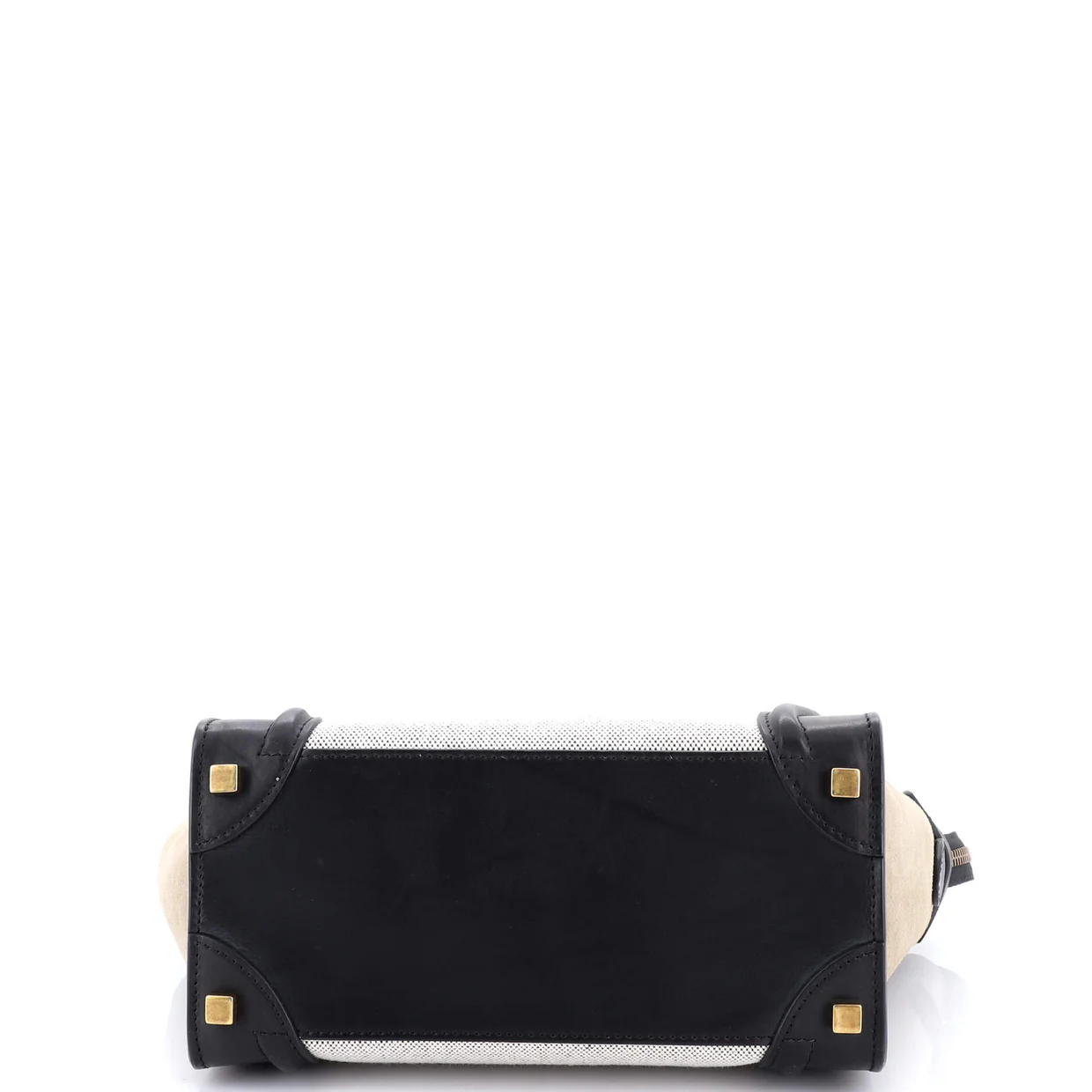 Luggage Bag Canvas and Leather Mini - Deep Luxury