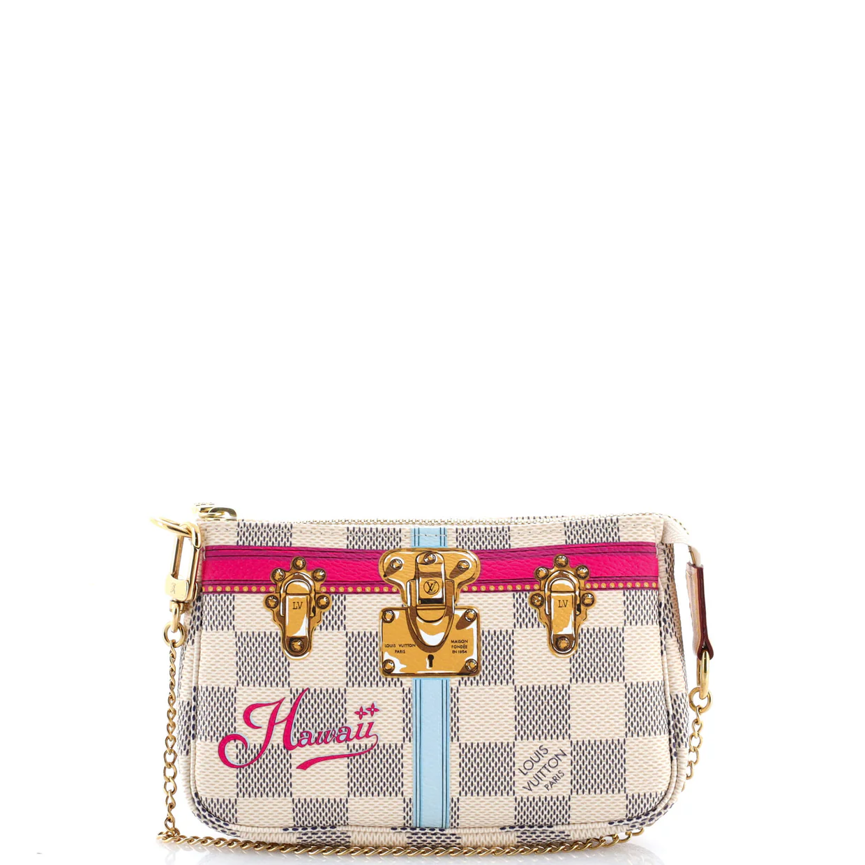 Pochette Accessoires Limited Edition Cities Damier Summer Trunks Mini - Deep Luxury