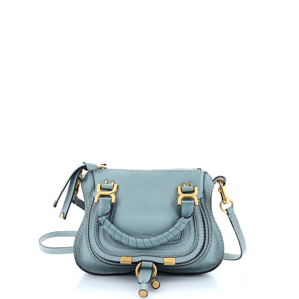 Marcie Satchel Leather Baby - Deep Luxury
