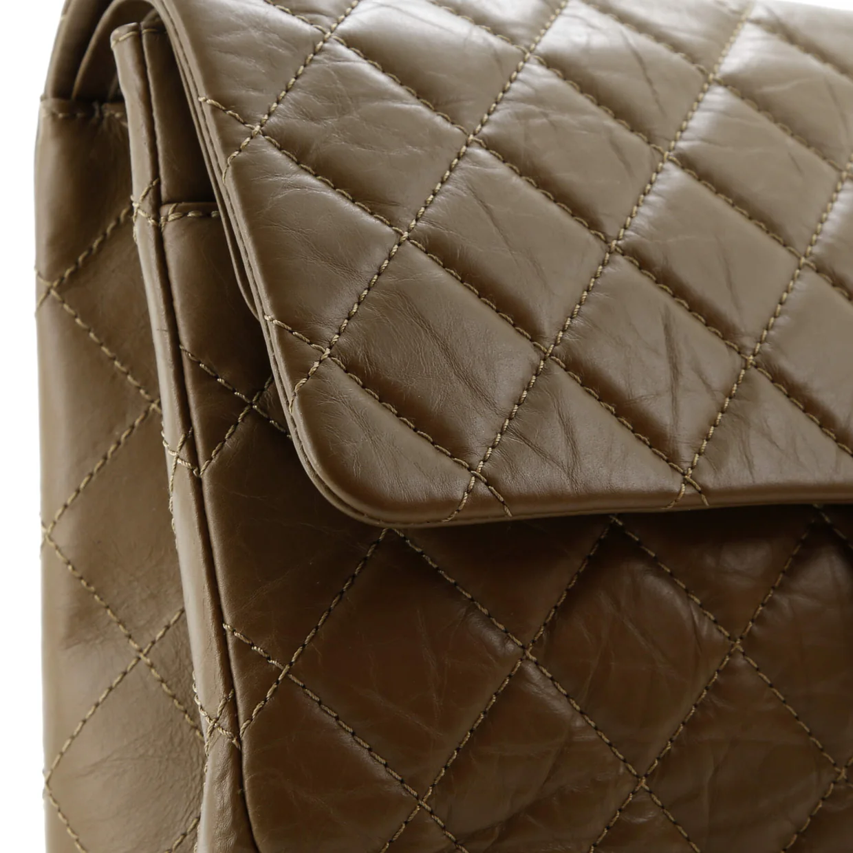 Reissue 2.55 Flap Bag Quilted Aged Calfskin 227 - Deep Luxury