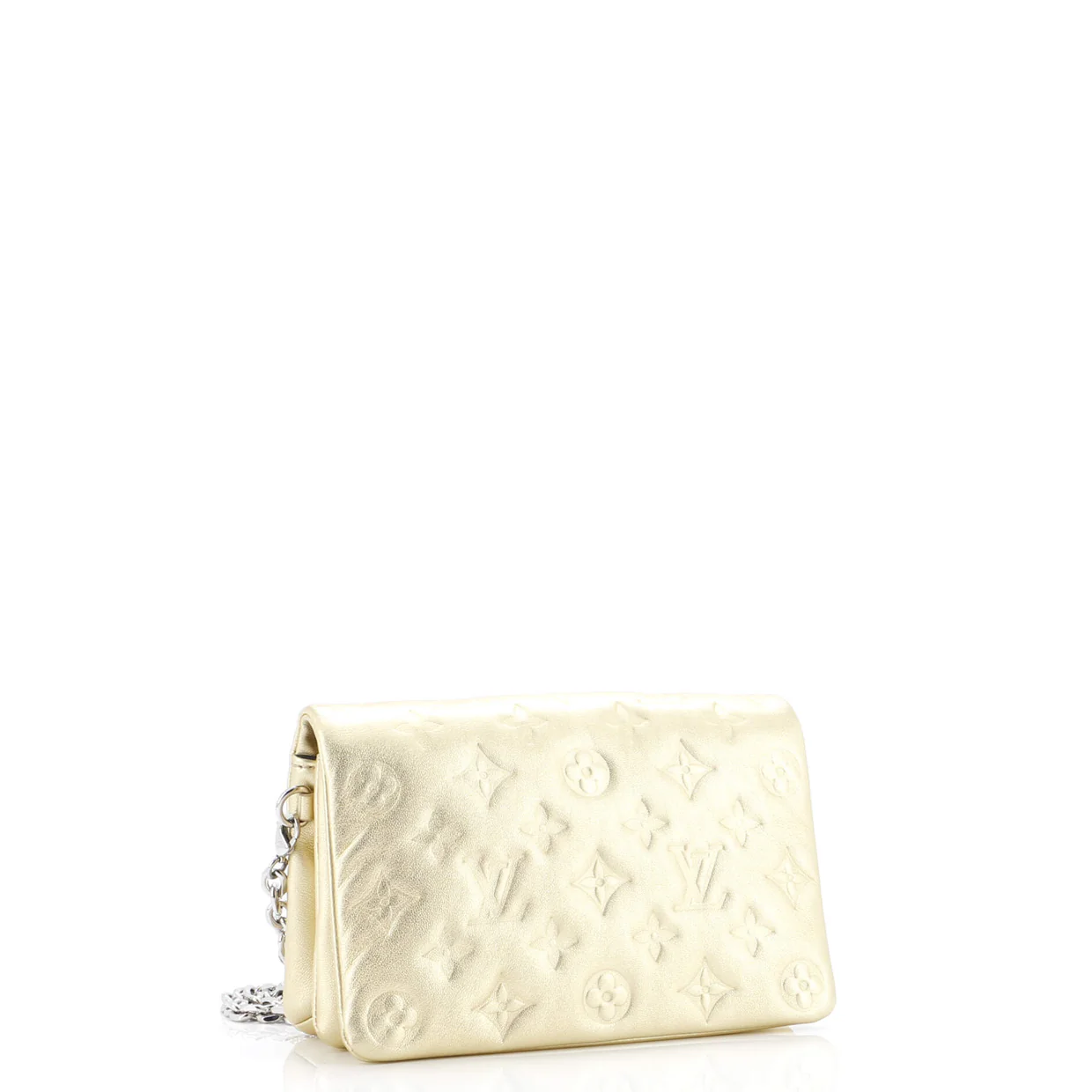Coussin Pochette Monogram Embossed Lambskin - Deep Luxury