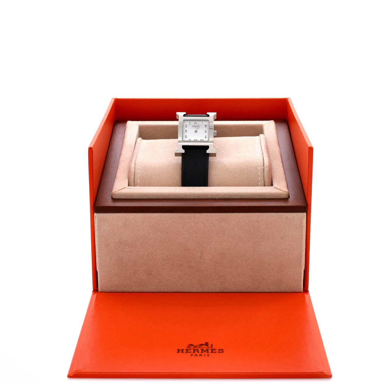 Heure H Quartz Watch Plated Metal and Leather 21 - Deep Luxury
