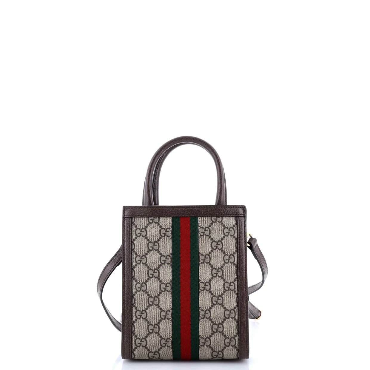 Ophidia Convertible Tote GG Coated Canvas Super Mini - Deep Luxury