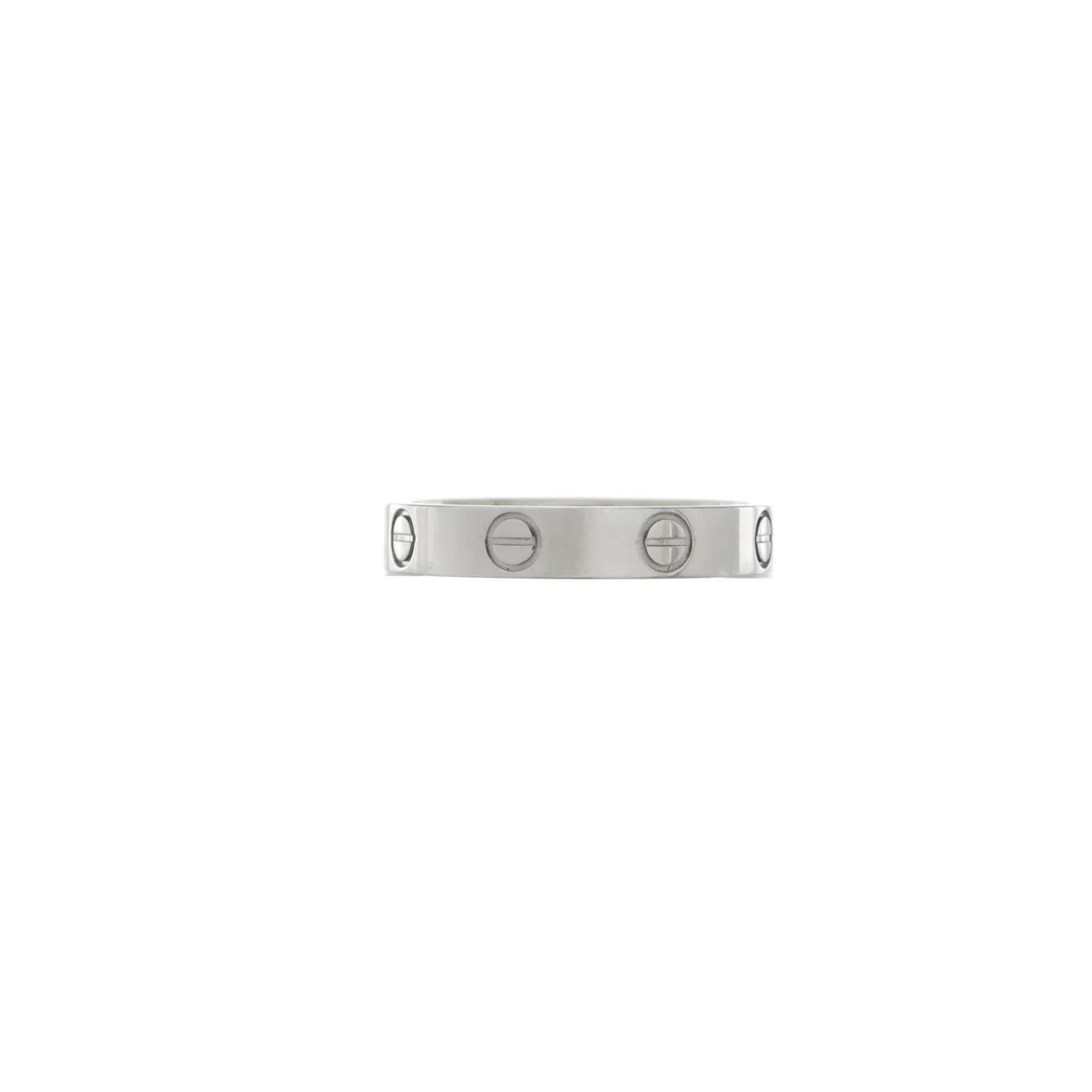 Love Wedding Band Ring Platinum - Deep Luxury