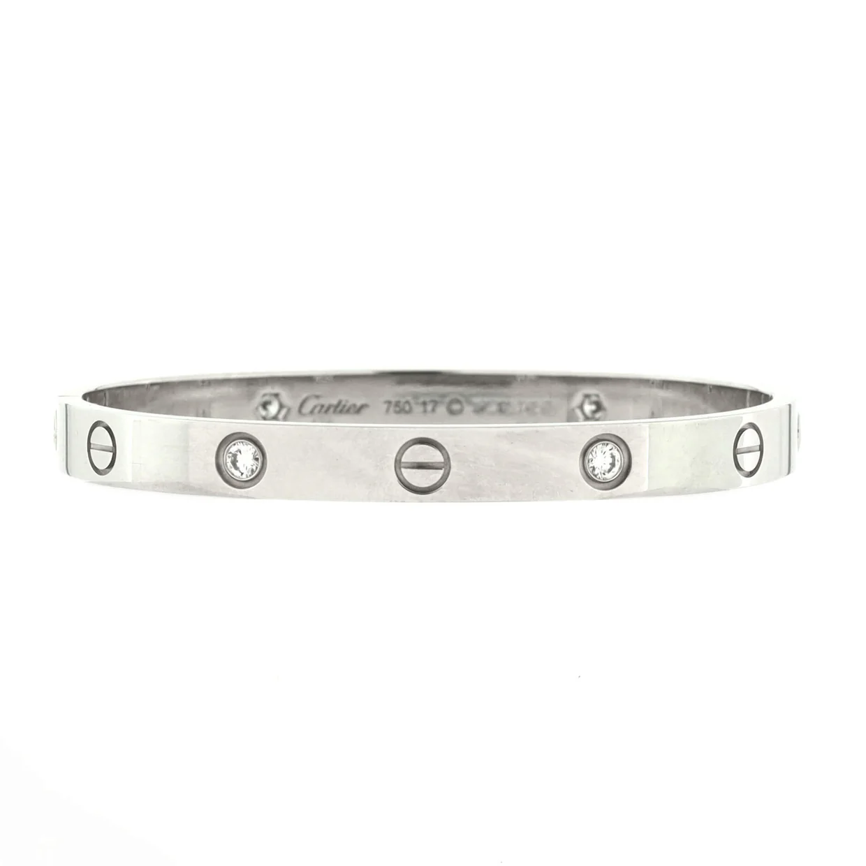 Love 4 Diamond Bracelet 18K White Gold and Diamonds - Deep Luxury