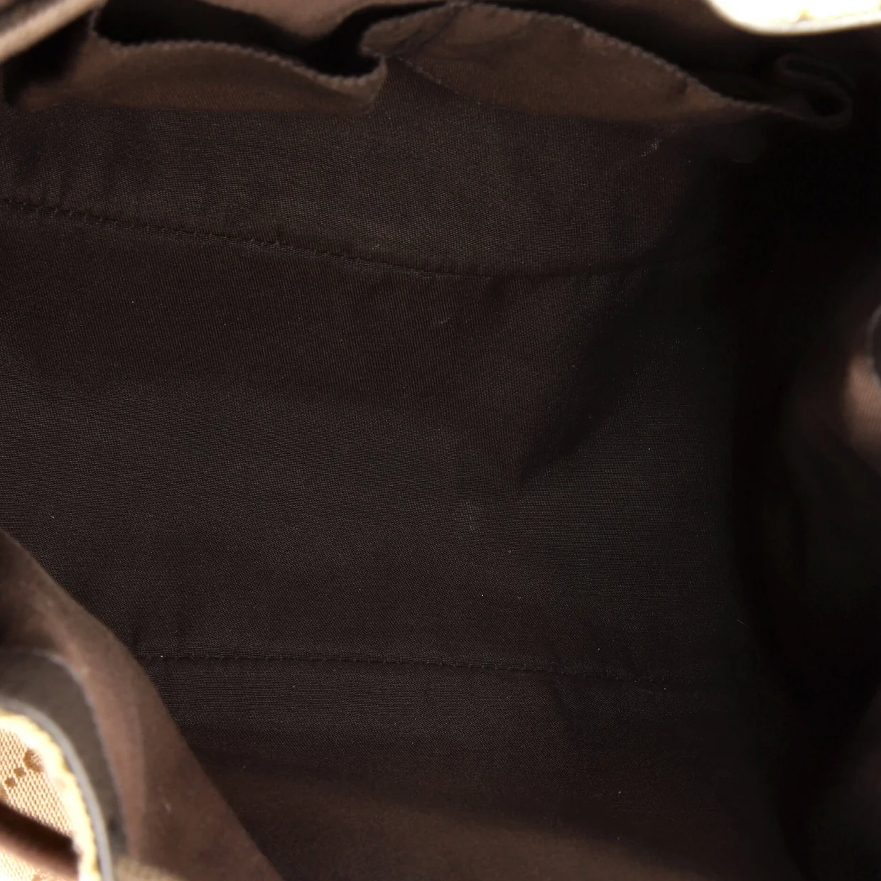 Drawstring Backpack GG Canvas Medium - Deep Luxury