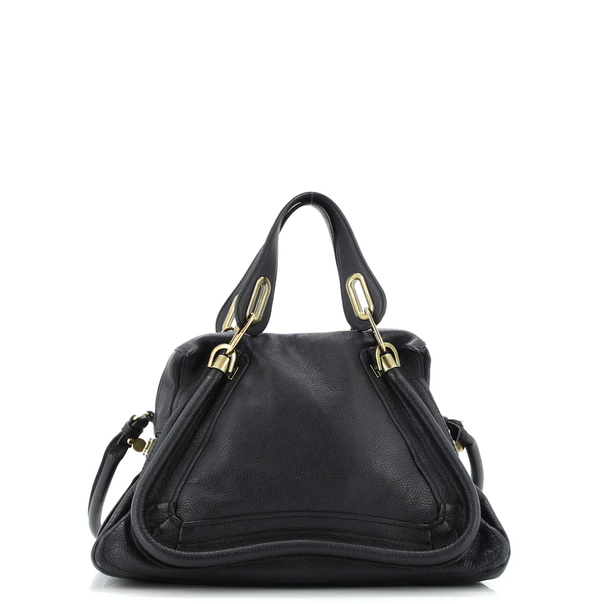 Paraty Top Handle Bag Leather Medium - Deep Luxury