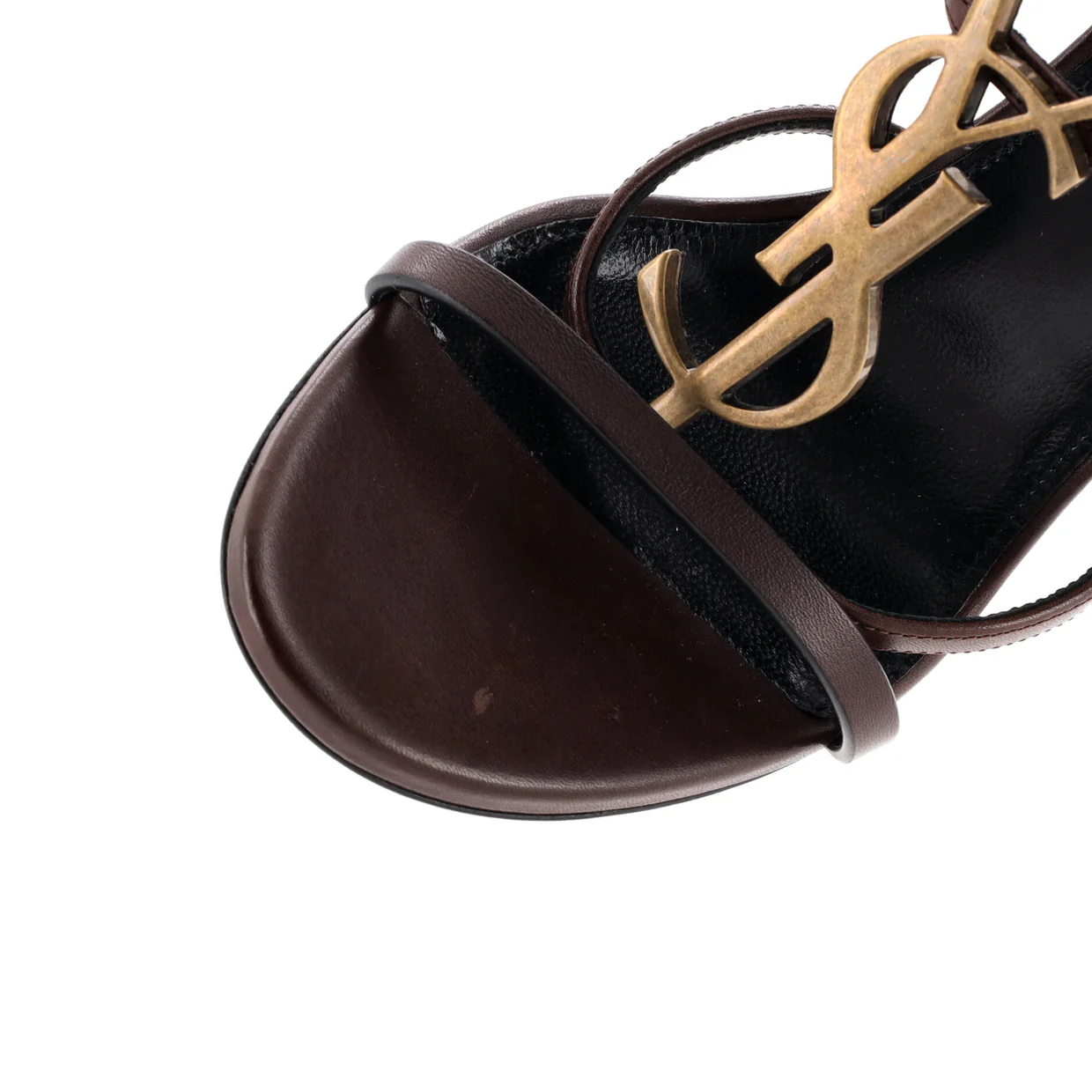 Women's Cassandra Heeled Sandals Leather 100 - Deep Luxury