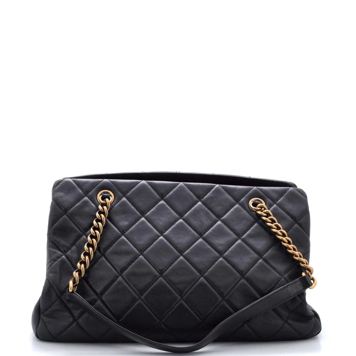 CC Crown Tote Quilted Leather Medium - Deep Luxury