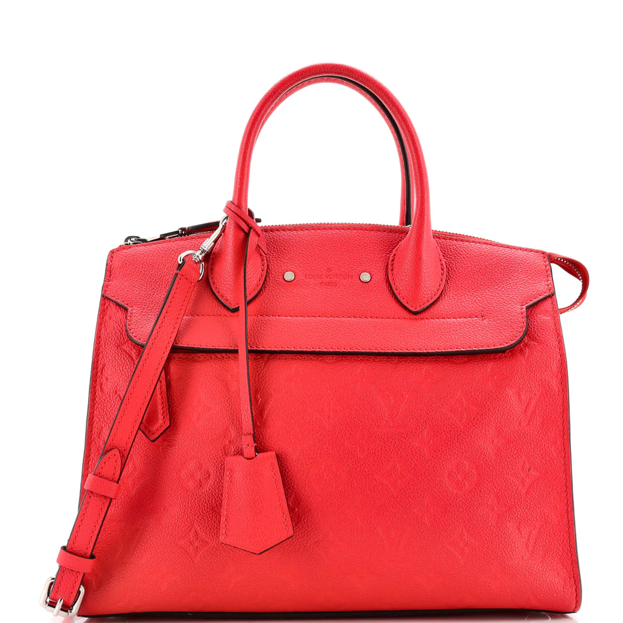 Pont Neuf Handbag Monogram Empreinte Leather MM - Deep Luxury