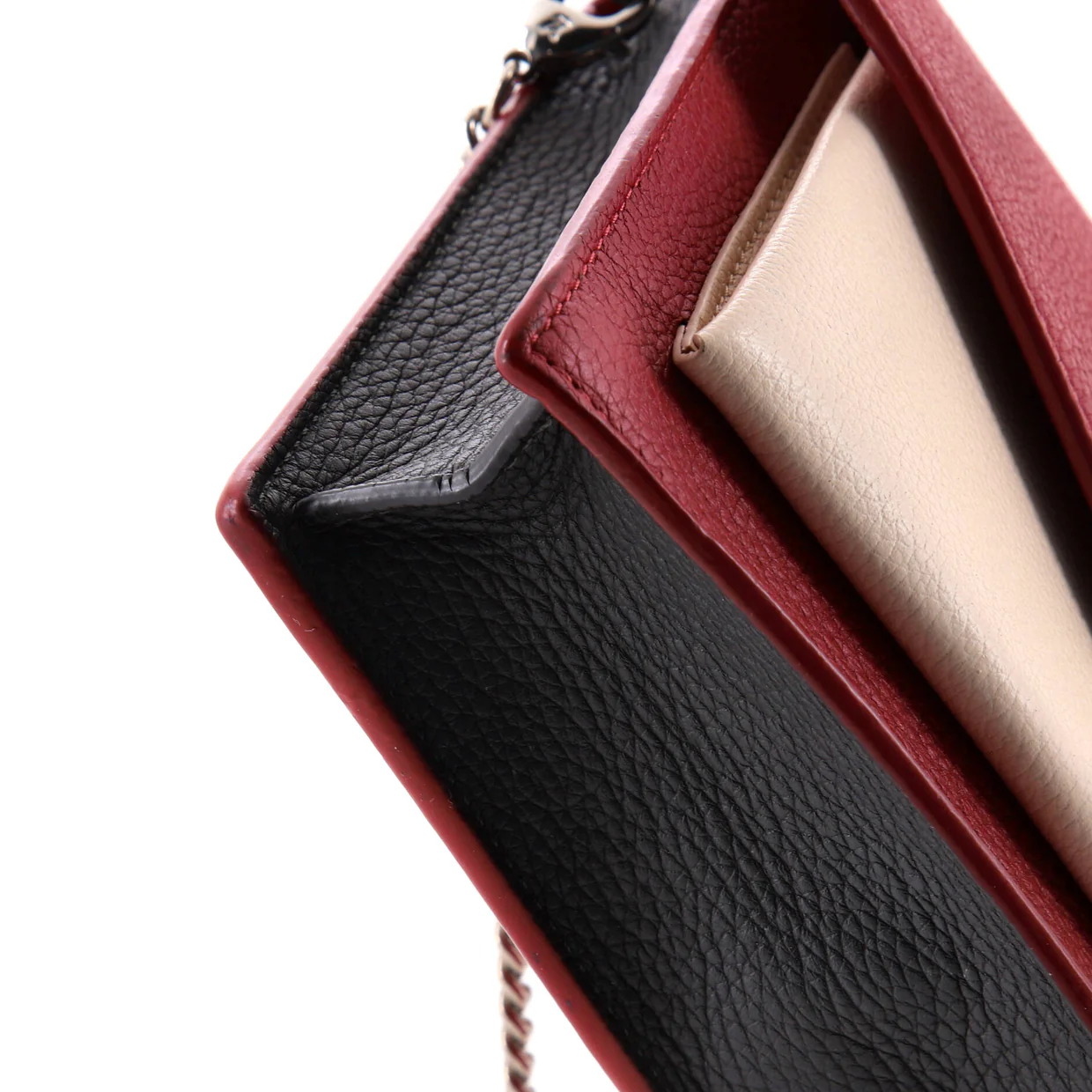 Mylockme Chain Pochette Leather - Deep Luxury