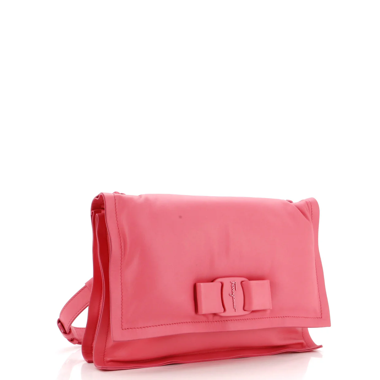 Viva Bow Flap Bag Leather Medium - Deep Luxury