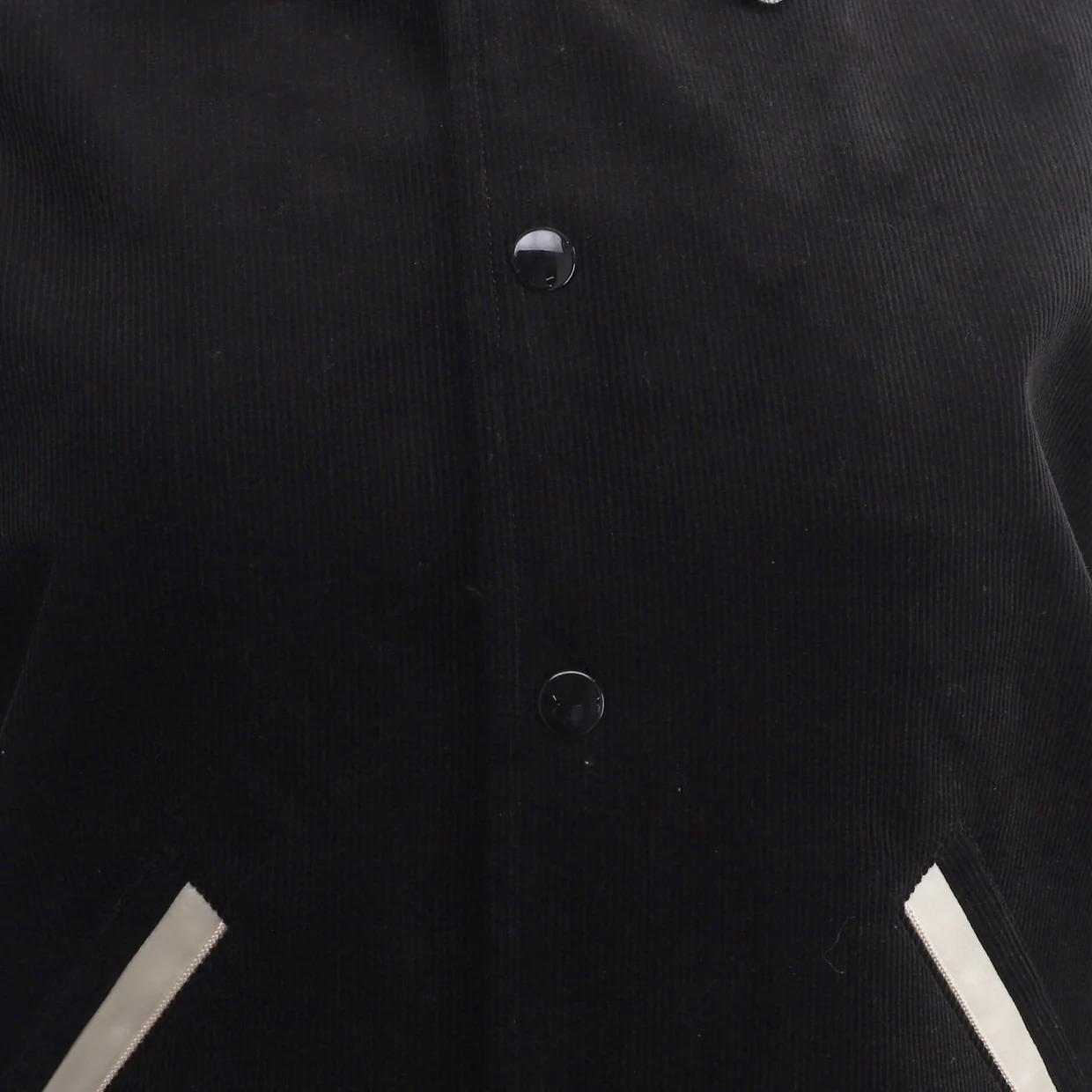 Button Up Bomber Jacket Cotton - Deep Luxury