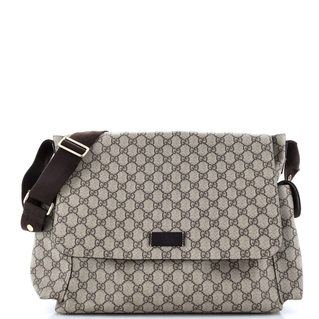 Diaper Bag GG Coated Canvas - Deep Luxury