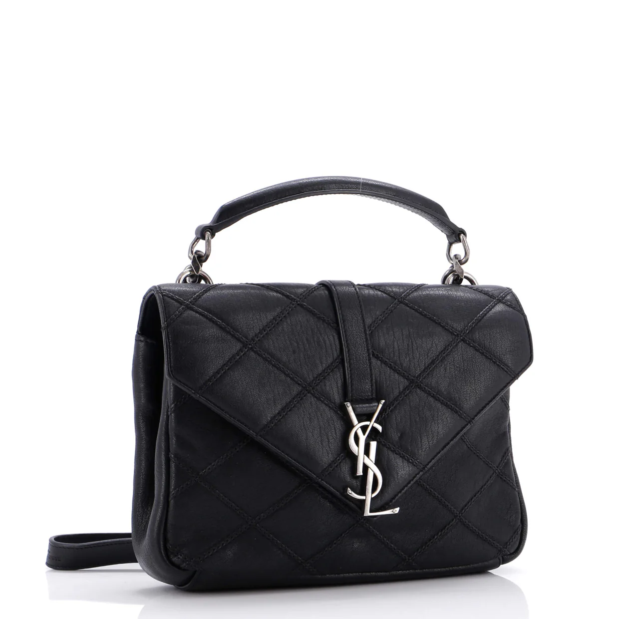 Classic Monogram College Bag Quilted Leather Medium - Deep Luxury