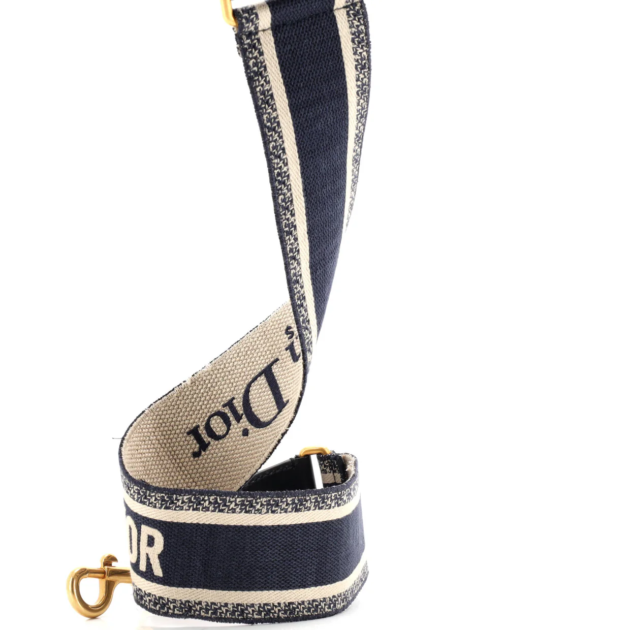 Logo Shoulder Strap Embroidered Canvas - Deep Luxury
