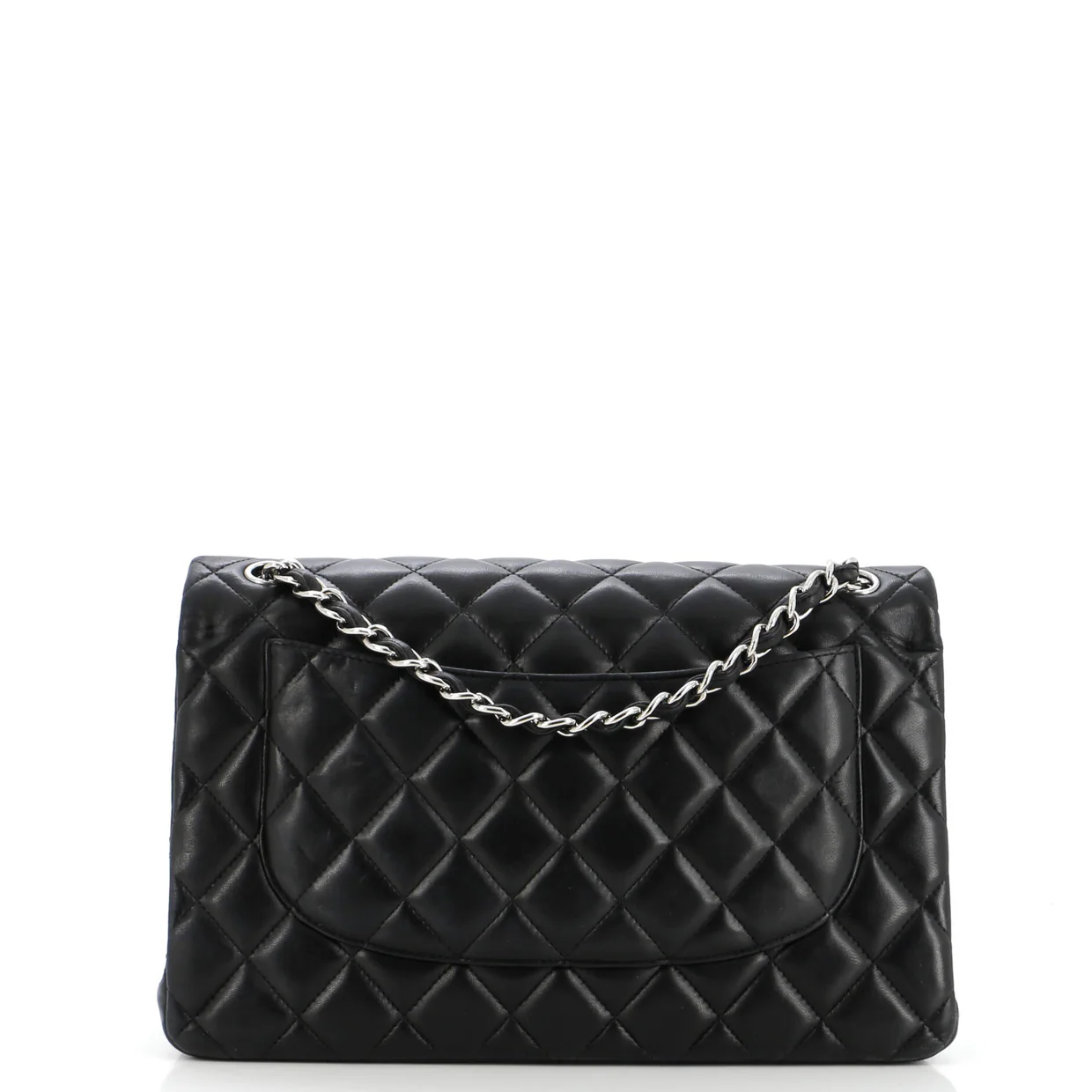 Classic Double Flap Bag Quilted Lambskin Jumbo - Deep Luxury