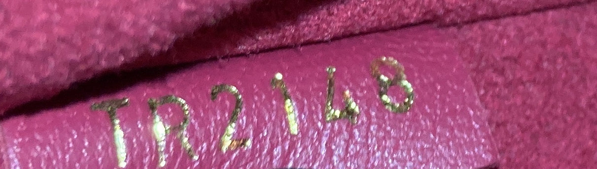 Double V Handbag Calfskin with Monogram Canvas - Deep Luxury